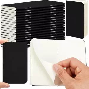 Outus 15개 미니 포켓 노트북 2.5인치 x 4인치 소형 저널 크래프트 종이 메모장 벌크 소프트커버 여행자용