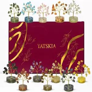 야트스키아 오르곤 차크라 생명의 크리스탈 트리 여성을 위한 선물 힐링 유니크 홈 데코 엄마를 생일 영적