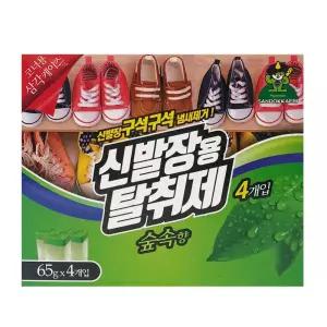 산도깨비 신발장용탈취제 숲속향65g 4p냄새제거 방향제