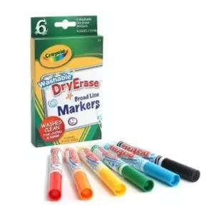 유아크레용 크레욜라 수성보드 마카 6색 유아 미술도구 미술놀이 어린이 아동 미술 그림그리기