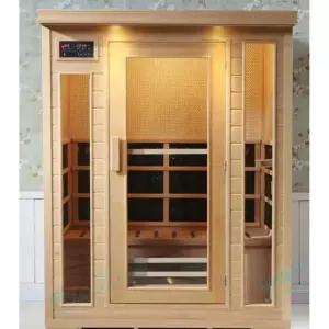 가정용 건식 반신욕기 더블 편백 사우나 원목 인용