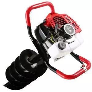 땅파는기계 엔진 2행정 말뚝박기 나무 구굴기 6cm