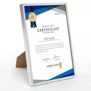 실버 상장액자 자격증액자 졸업장액자 아크릴액자 a4액자