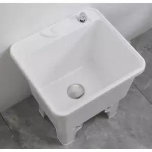 세라믹 대걸레개수대 대야 카페 사각 업소용 화장실