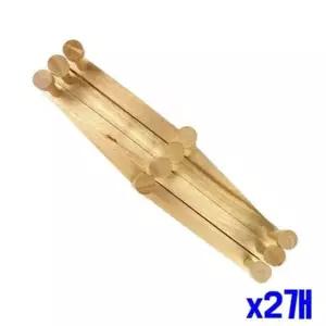 나무 자바라 옷걸이 대형 x2개