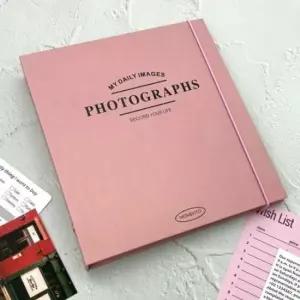 [문구] 접착식 ZF 인생사진 핑크 앨범 네컷 포토북