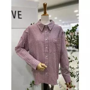 [갤러리아] [레코브]잔체크 카라 셔츠 (LC61F4NB516X)