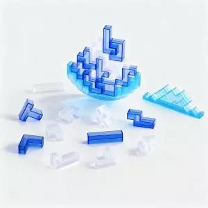 [키움하우스]EDX 비지플레이-아이스버그 밸런스 펜토미노 23254 STEM 교구 균형 놀이 유아 과학