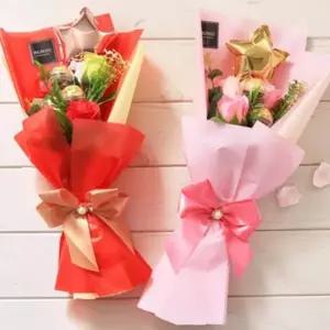 [콩심팥심]초콜릿 사탕 선물용 비누 꽃