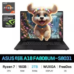 IT_ASUS 터프 TUF Gaming A18 FA808UM-S8031 SSD 2TB교체 재고보유