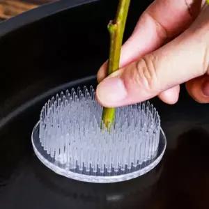 꽃꽂이 침봉 원형 흡착식 수반 침봉꽂이