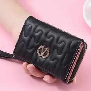 브이 버클 반지갑 학생지갑 동전지갑 여자패션 선물 동전지갑