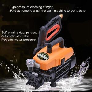 고압 세차 기계 220v 가정용 전체 구리 모터 세탁기 자동차 브러시 워터 펌프 건 휴대용