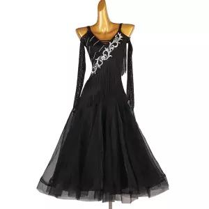 댄스복 방송 아이돌 무대 의상 발표회 여자 이브닝 원피스 왈츠 댄스 세트 볼 코스튬 의류 2026 하이 퀄리