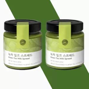 오설록 녹차밀크스프레드 200g 2개 프리미엄 녹차 스프레드