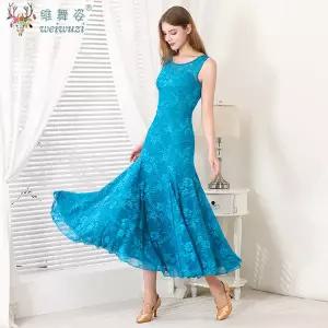 댄스복 방송 아이돌 무대 의상 발표회 표준 소셜 댄스 민 세 가지 색상 네 스타일 원피스 드레스 여성 여자