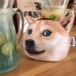 도지 시바견 허스키 포켓지갑 인형 강아지 동전지갑 파우치 강아지