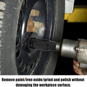 자동차 차량용 호환 휠 허브 스틸 림 녹 방지 광택 유광 디스크 브레이크 액슬 헤드 제거 유지보수 도구 호