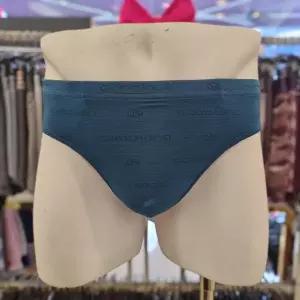 [예스]로고 포인트 블루 그린 스트라이트 남성 삼각 팬티 BGMPBB81_CA