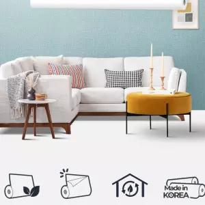 간편인테리어 도배 셀프시공 포인트 접착식벽지 잘라쓰는 거실 DIY 시트지 공간