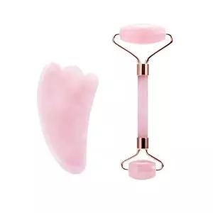 얼굴 500ZDE74 마사지 롤러 페이스 바디 괄사 마사지기 세트