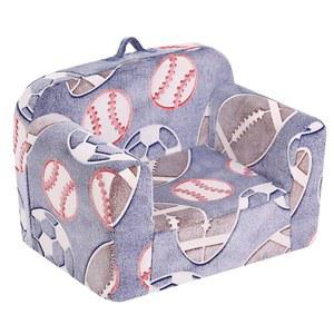 기브조이 용 의자 푹신한 소파, 침실용 편안한 소파 라운지 의자, 놀이방 여아용 컨버터블 용 소파, 용 독서용 블루 풋볼 의자