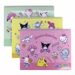 8절 랜덤 스케치북 4권 초등 유아 선물 행사 생일