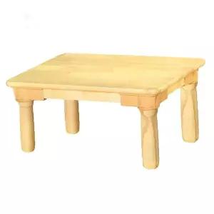 개인 학습 테이블 천연목재 사각 상판 낮은 다리 놀이 활동 책상 어린이집 유치원