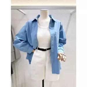 [갤러리아] [LAP]뒷면벨트포인트 루즈핏셔츠 (AS7XB182)