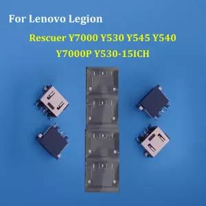 호환 1-10개 DC 전원 잭 충전 포트 커넥터 레노버 리전 레스큐어 Y7000 Y530 Y545 Y540 Y7000P Y530-15ICH