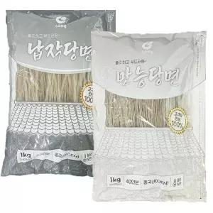 [G]스위트웰 만능당면 1kg 2봉+납작당면 1kg 1봉