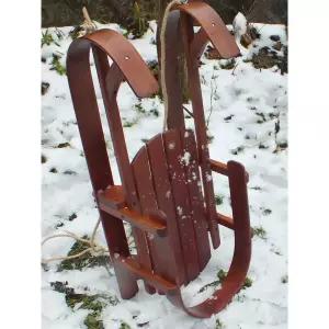 나무 눈썰매 빙판 겨울 전통놀이 레트로 산타썰매 보드