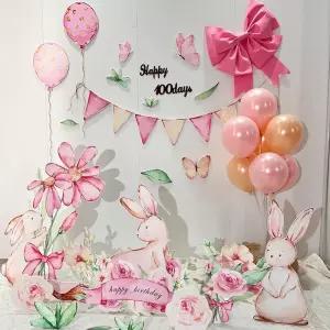 돌상 돌잔치 포토존 테이블 배경 토끼 소품 백일상 돌상포토존 100일 백일