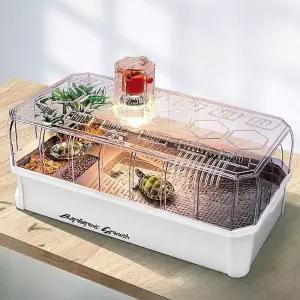 반수생 거북이집 키우기 세트 하우스 개방형 형 사육 거북이