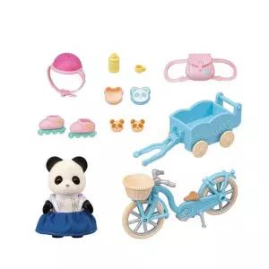 팬더인형 자전거타는 실바니안 장난감 유치원 캐릭터 조카 어린이집 여아
