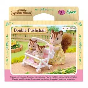 쌍둥이인형 유모차 토이트론 완구 유아용장난감 아동인형 동생인형 외출