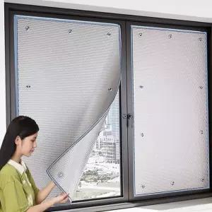 블라인드 창문 햇빛가리개 베란다 붙이는 커튼