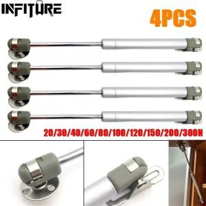 4pcs 20/30/40/60/80N 100N-300N 가스 스트럿 캐비닛 도어 리프트 지원 공압로드 유압 스프링 힌지 바