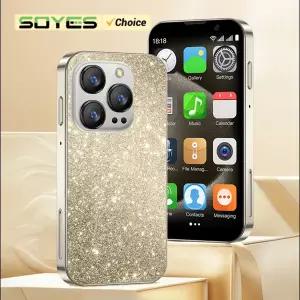 호환 2Pcs DIY 스티커 포함 XS18 Pro 2GB RAM 16GB ROM 안드로이드 9.0 얼굴 인식 듀얼 SIM 듀얼 대기 3G 3