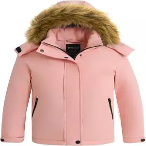 원도우 걸스 통기성 방풍 스키 재킷 두꺼운 겨울 코트 후드