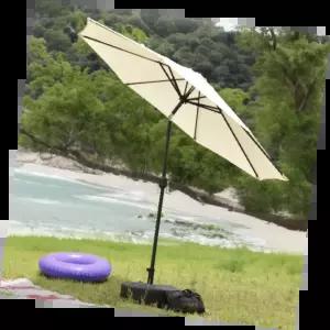 반자동파라솔 UV 차단 기능 여름 해변 야외 캠핑 휴식용 대형 파라솔