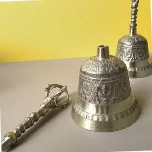 빈티지 황동 호출벨 카운터 데스크벨 카페 매장 접객 서비스 호텔 프론트 탁상