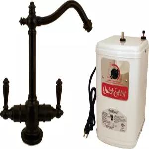 웨스트브라스 D205H-12 빅토리아 시대의 9인치 온수/냉수 디스펜서 및 탱크 오일 러빙 브론즈