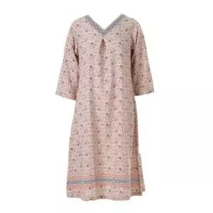 [갤러리아] 여]와코루 레이온보더 페이즐리나염 원피스 이지웨어(잠옷) [WGN380W/SM]