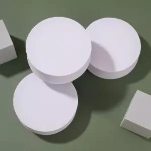 [골드스마일]오브제 원형 디스플레이박스 3p 소품받침대 전시다이