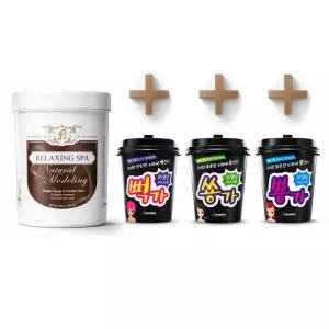 [안스킨] 내추럴 릴렉싱 스파 모델링팩 450g + 컵팩 3종 + 팩도구 택1