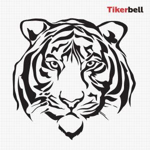 티커벨 호랑이02 대형 데칼스티커 TKL-21