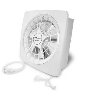 HV-808 / 한양테크 창문형 벽부용 셔터식 셔터형 수동 개폐 업소용 욕실 화장실 상가 사무실 주방 창문 창틀 중형 환기팬 배기휀 욕실팬 환풍기 