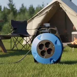 스마토 4구 전선릴 10M 전기연장선 캠핑 휴대용 리드선