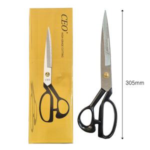CEO 재단가위 12인치 원단가위 300mm 코팅핸들 봉제 재봉 수예 고무손잡이 (다섯 사이즈)